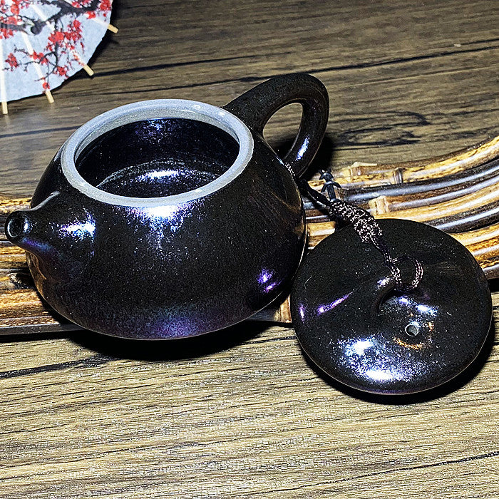 Master Collection--Purple Oil Drip Master Teapot(M143)