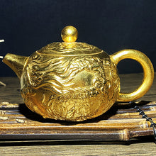 Load image into Gallery viewer, Master Collection-----Golden teapot Longfeng Chengxiang teapot/Gaiwan/teacup (M237)
