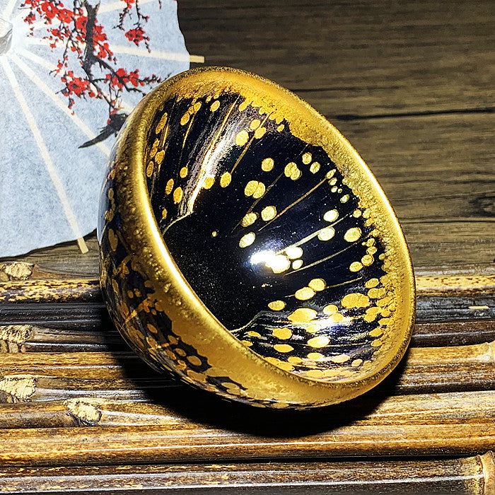 Master Collection-----Black gold Teacup (M241)