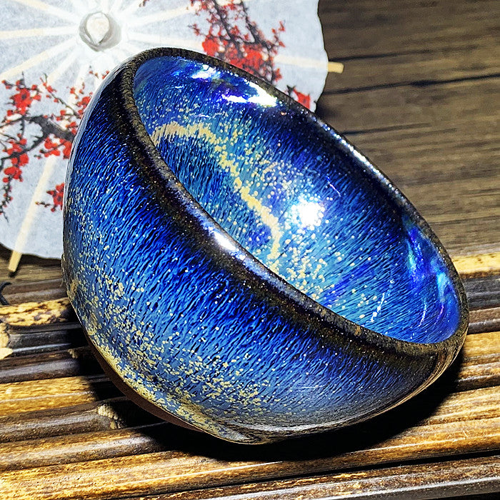 Master Collection - Master Yijiaxin Blue Galaxy Jianzhan Teacup (M78)