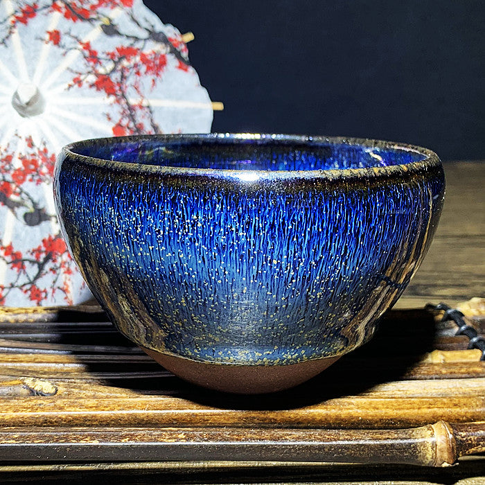 Master Collection - Master Yijiaxin Blue Galaxy Jianzhan Teacup (M78)