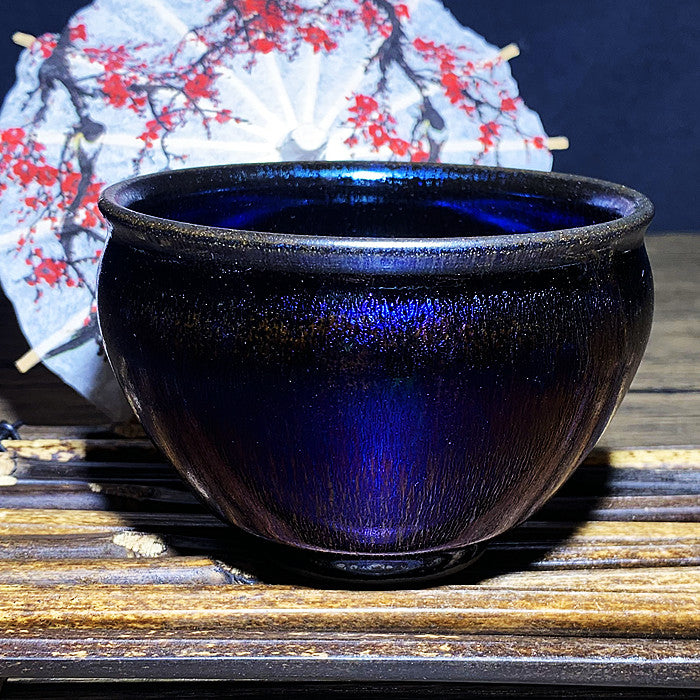 BEMY Master Collection-----Deep blue handmade Tea Cup (M248)