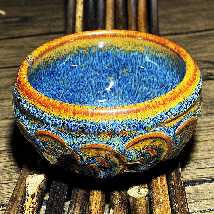 Master Collection-----Coin Van Gogh Blue Peacock Cup (M251)