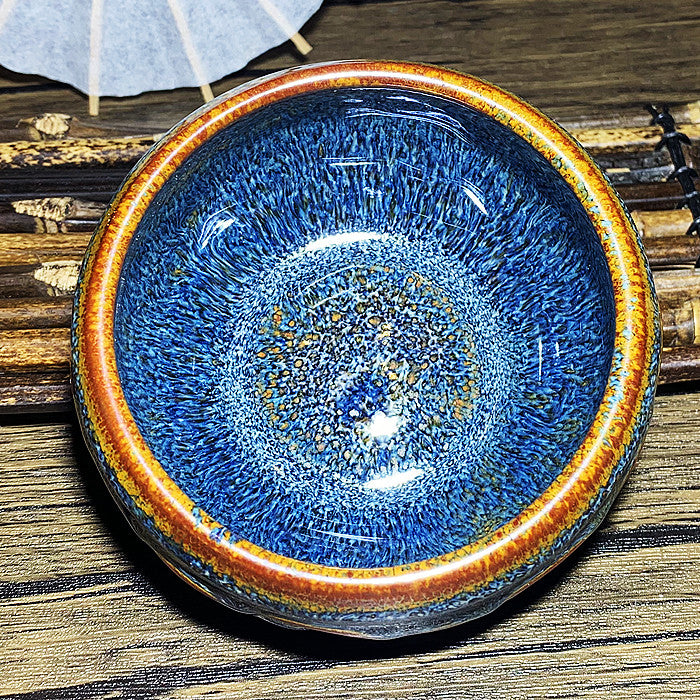 Master Collection-----Coin Van Gogh Blue Peacock Cup (M251)