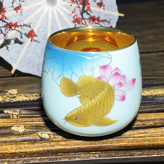 Golden arowana Teacup