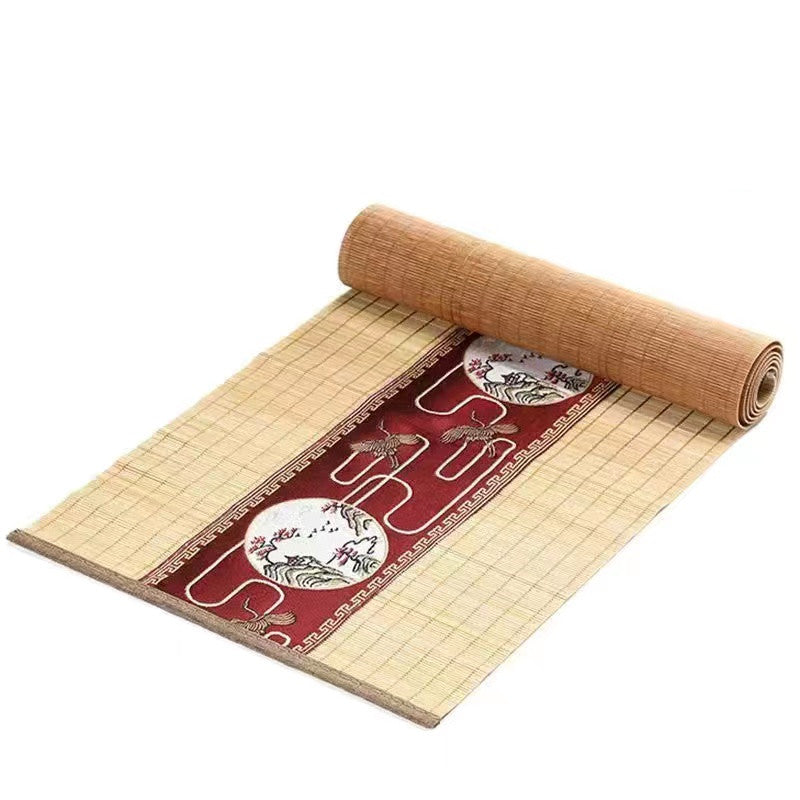 Bamboo Embroidered Teacup mat