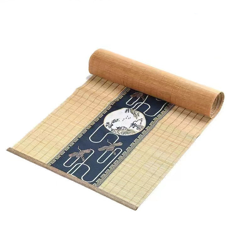 Bamboo Embroidered Teacup mat