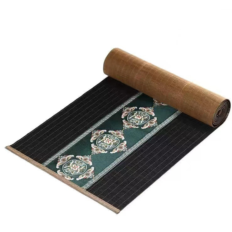 Bamboo Embroidered Teacup mat