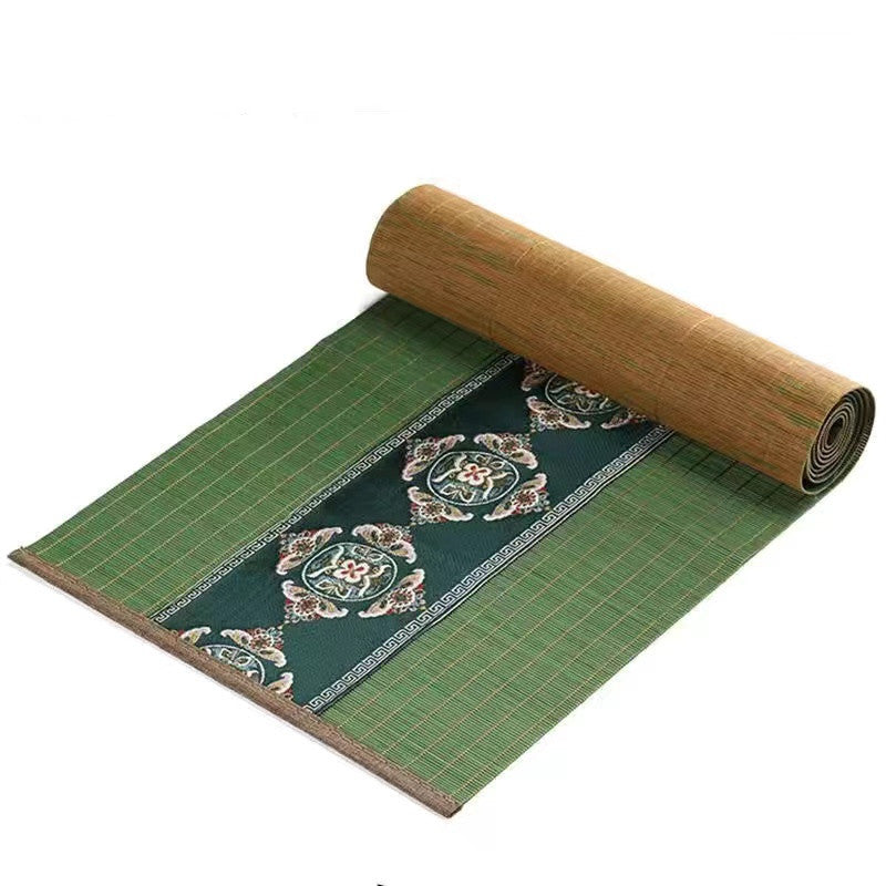 Bamboo Embroidered Teacup mat