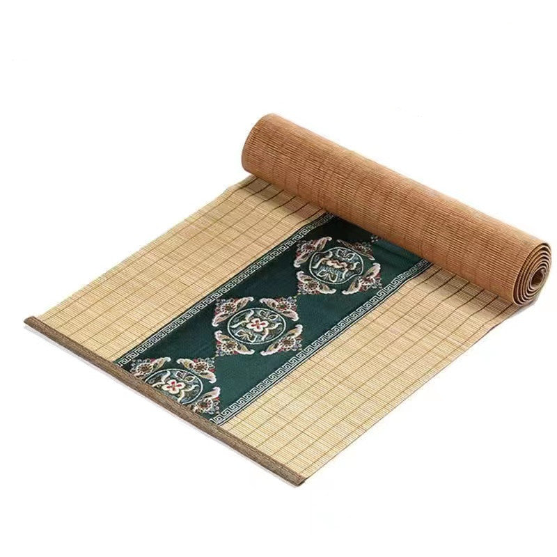 Bamboo Embroidered Teacup mat