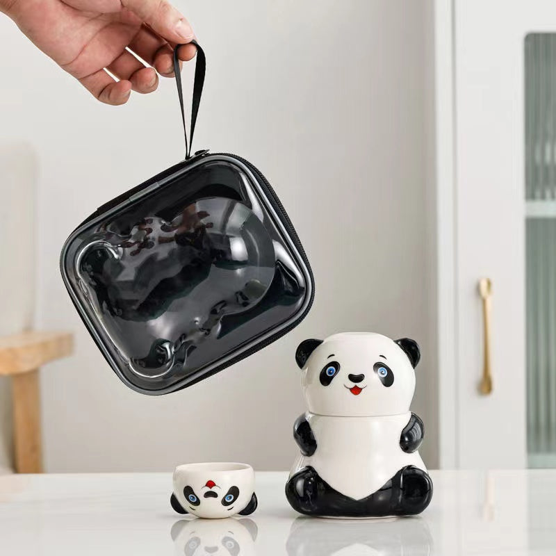 Panda travel suit Tea cup