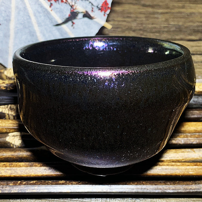 Master Collection----High end purple Sleeping dragon Teacup(M255)