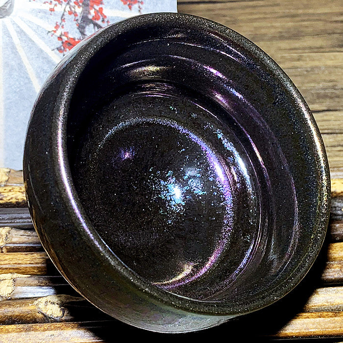 Master Collection----High end purple Sleeping dragon Teacup(M255)