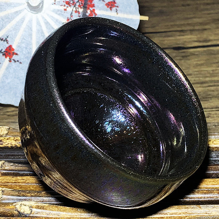 Master Collection----High end purple Sleeping dragon Teacup(M255)