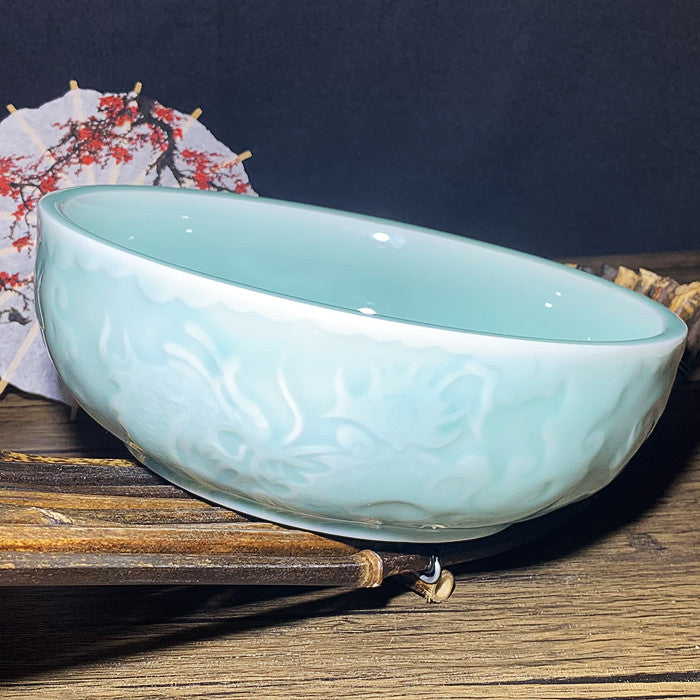 Big Dragon Water Blue Bowl