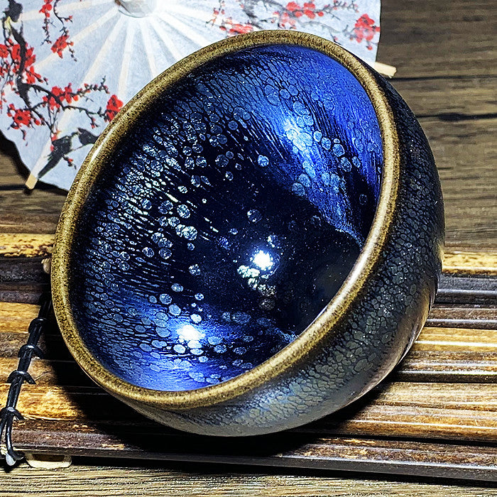 Master Collection----High end blue starry sky Tea cup  (M263)