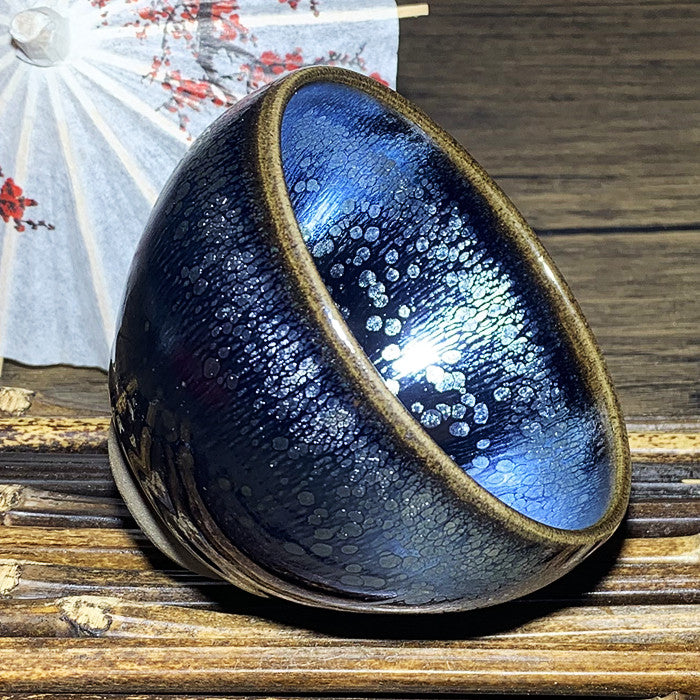 Master Collection----High end blue starry sky Tea cup  (M263)