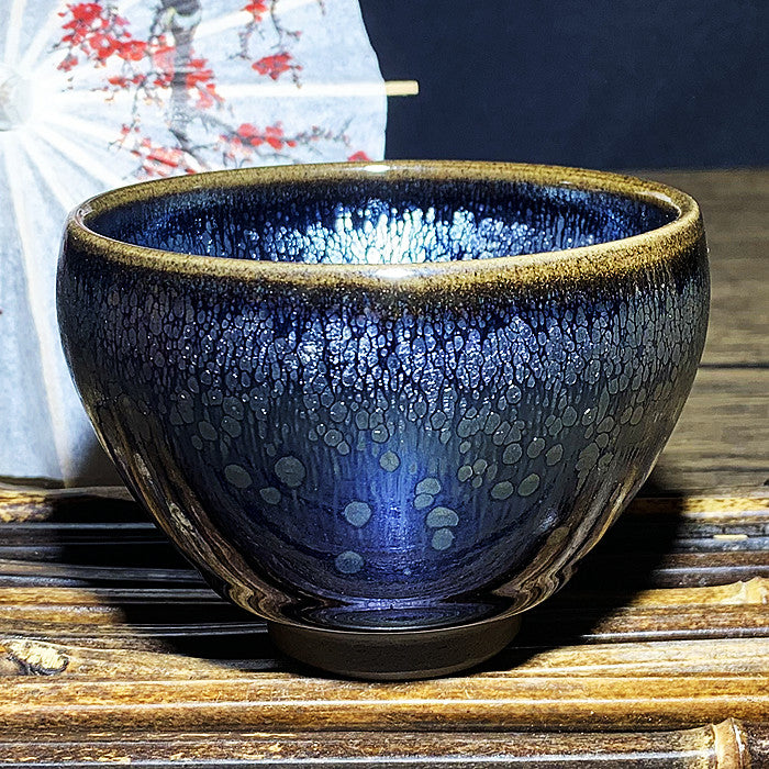 Master Collection----High end blue starry sky Tea cup  (M263)