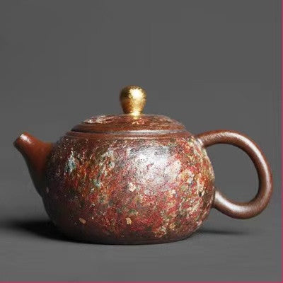 Rock Ore Fire Red Teapot/Cup/Gaiwan