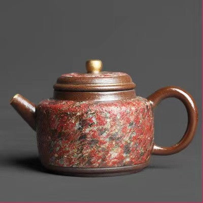 Rock Ore Fire Red Teapot/Cup/Gaiwan