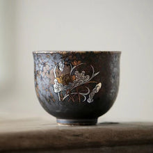 Load image into Gallery viewer, Firewood fired antique rust glaze Tea cup
