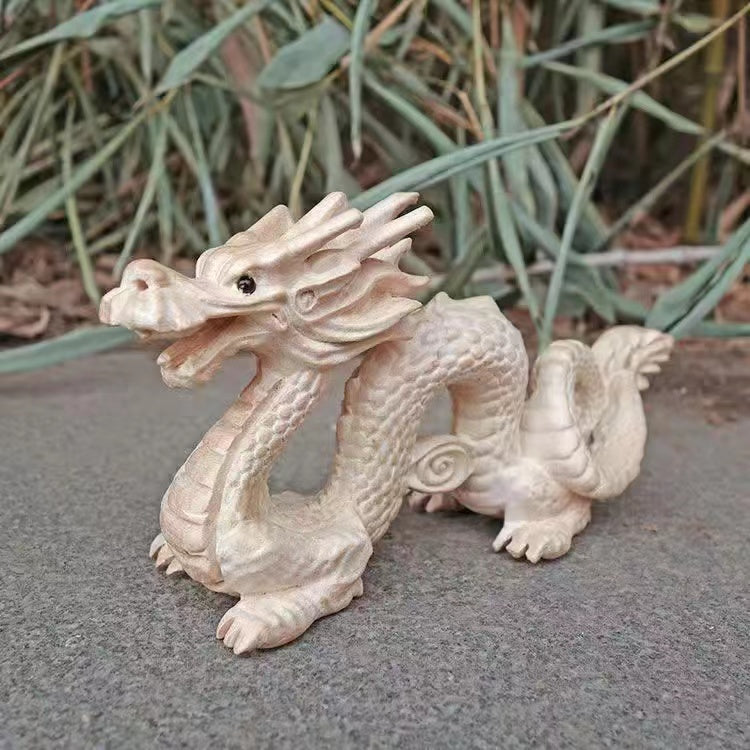 Peach wood dragon Ornaments