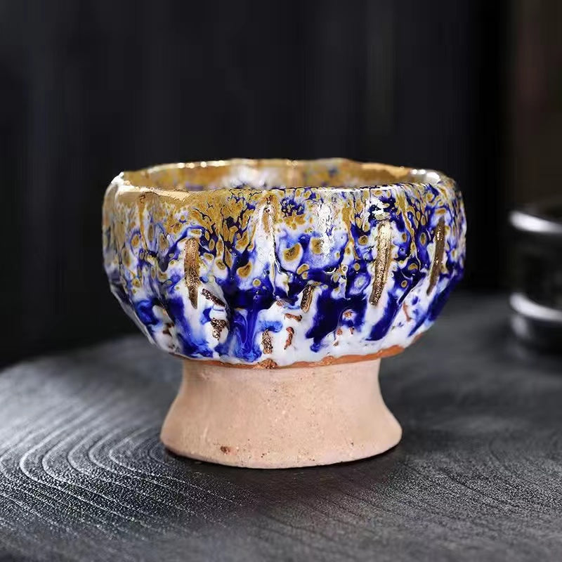 Master Collection----High-end master award-winning Shino yaki Tea cup(M282)