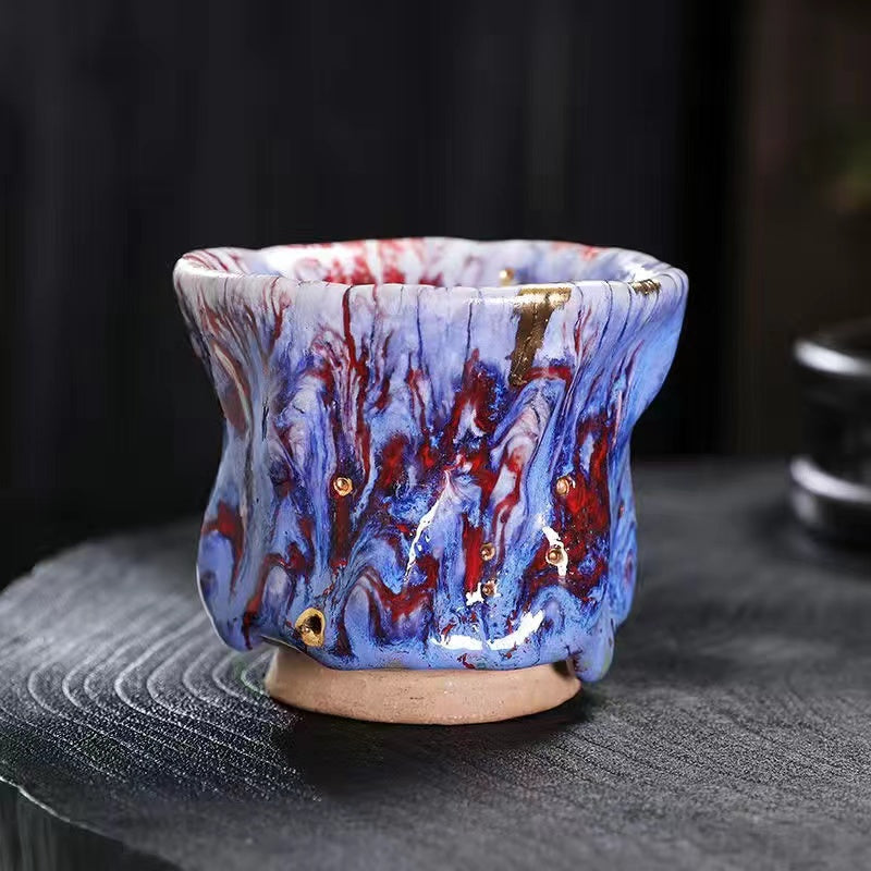 Master Collection----High-end master award-winning Shino yaki Tea cup(M282)