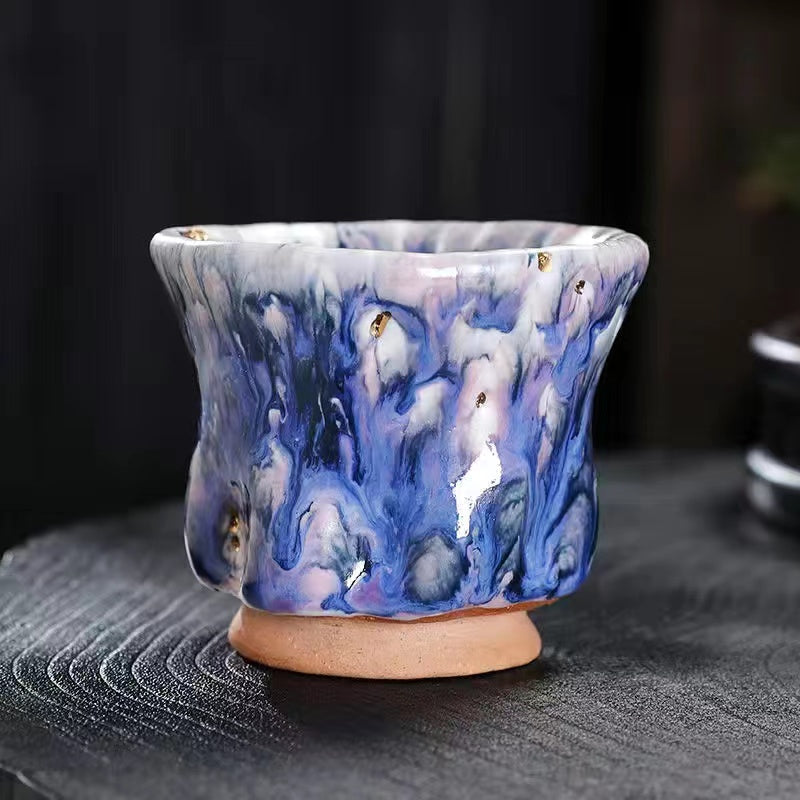 Master Collection----High-end master award-winning Shino yaki Tea cup(M282)