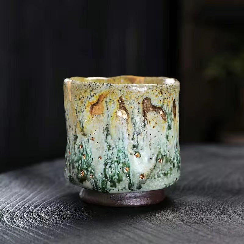 Master Collection----High-end master award-winning Shino yaki Tea cup(M282)