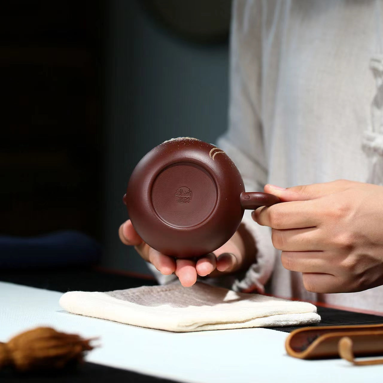 Purple Sand Kingfisher Xishi Teapot