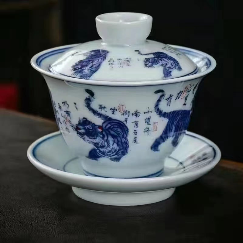 Riverside & Landscape Teacup/Gaiwan