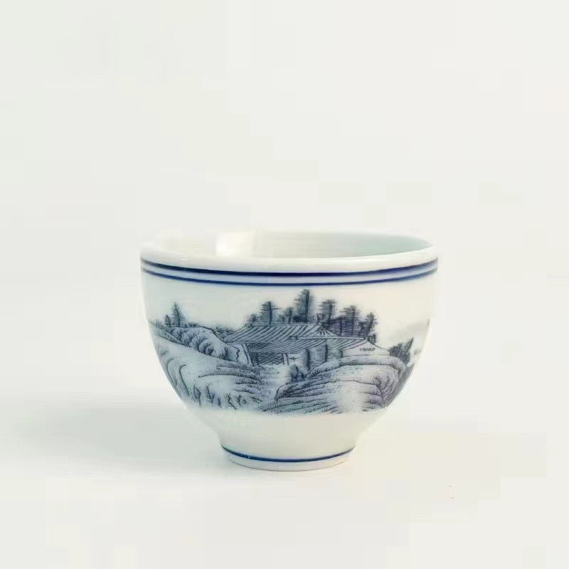 Riverside & Landscape Teacup/Gaiwan