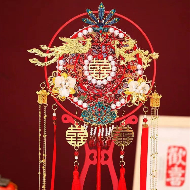 Chinese handmade round fan