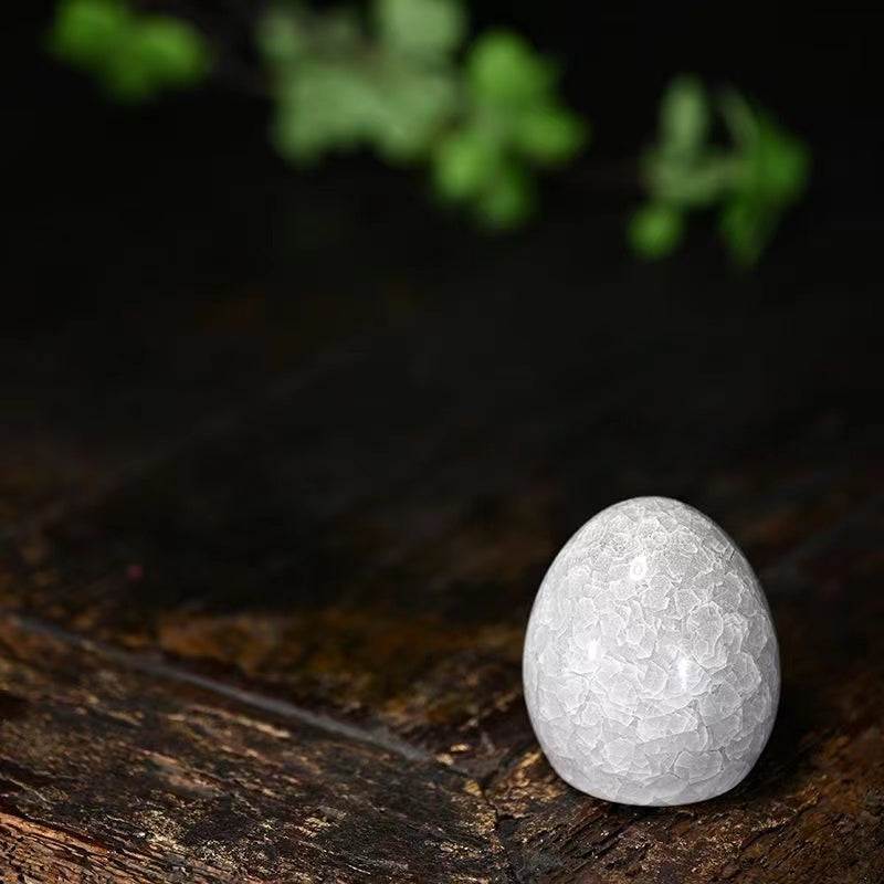 Black ice vintage tea egg ornament