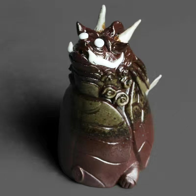 high-end Vintage Dragon Handmade Tea Pet