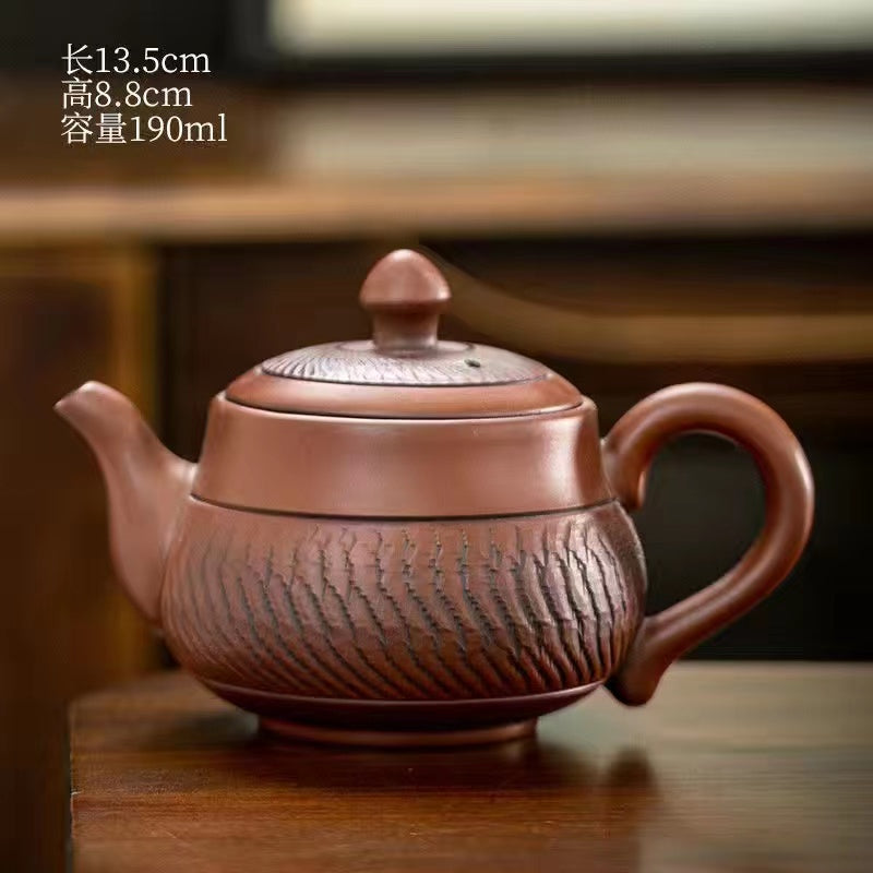 Purple Clay Xishi Tea Pot