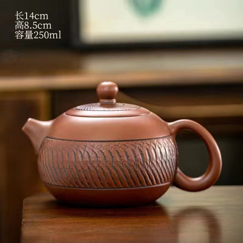 Purple Clay Xishi Tea Pot