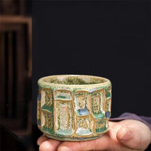 Load image into Gallery viewer, Master Collection----High-end handmade Tianmu oil drop Shino yaki Tea cup(M290)

