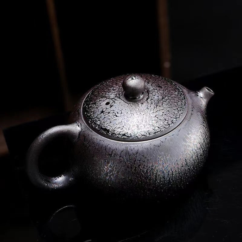 Master Collection----Master's Works Authentic Tianmu Xishi Pot Restores to the ancients and builds an antique Teapot(M293)