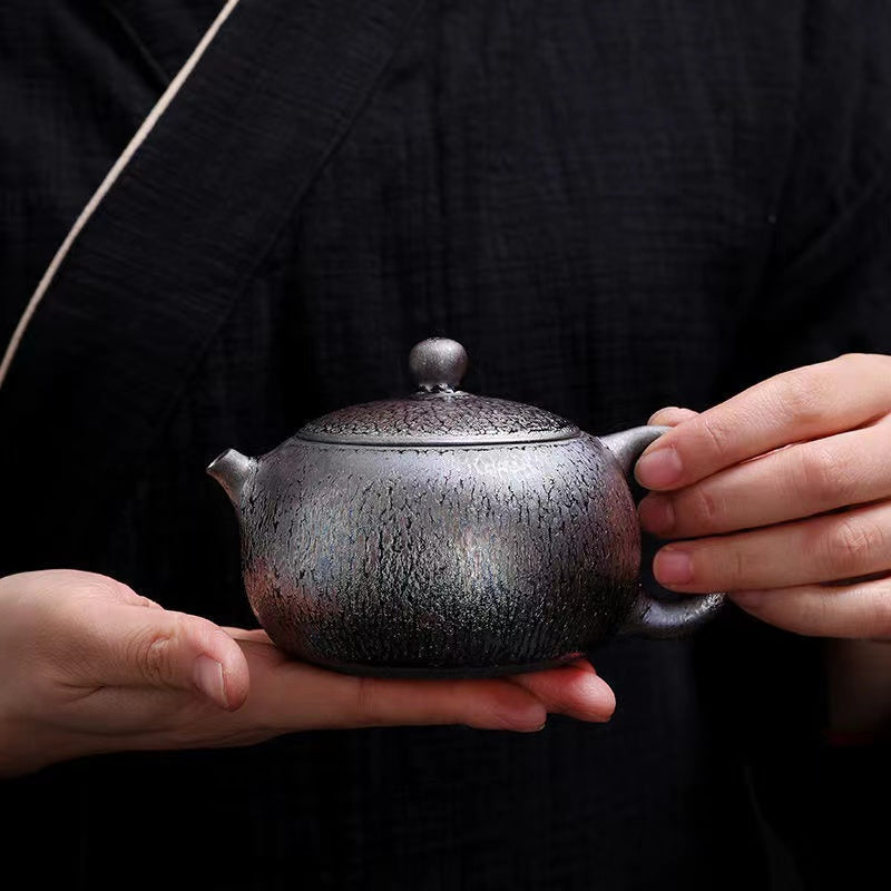 Master Collection----Master's Works Authentic Tianmu Xishi Pot Restores to the ancients and builds an antique Teapot(M293)