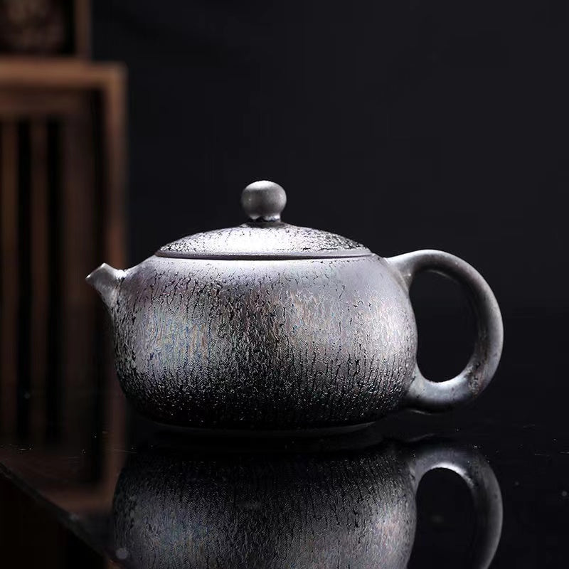 Master Collection----Master's Works Authentic Tianmu Xishi Pot Restores to the ancients and builds an antique Teapot(M293)