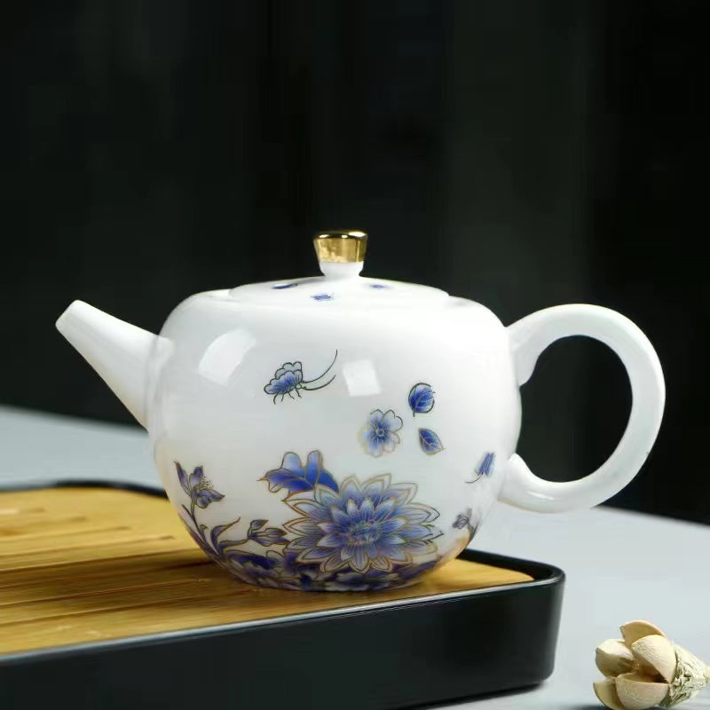 Enamel color ceramic kungfu Tea pot