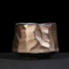 Load image into Gallery viewer, Vintage Handmade Bronze Kiln Tea Cup
