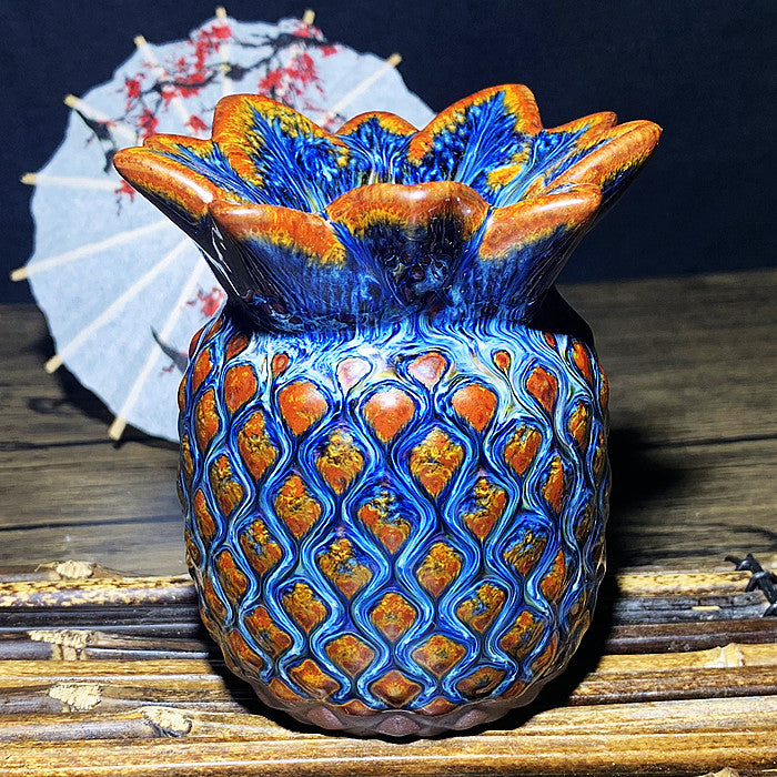 Van Gogh pineapple ornaments