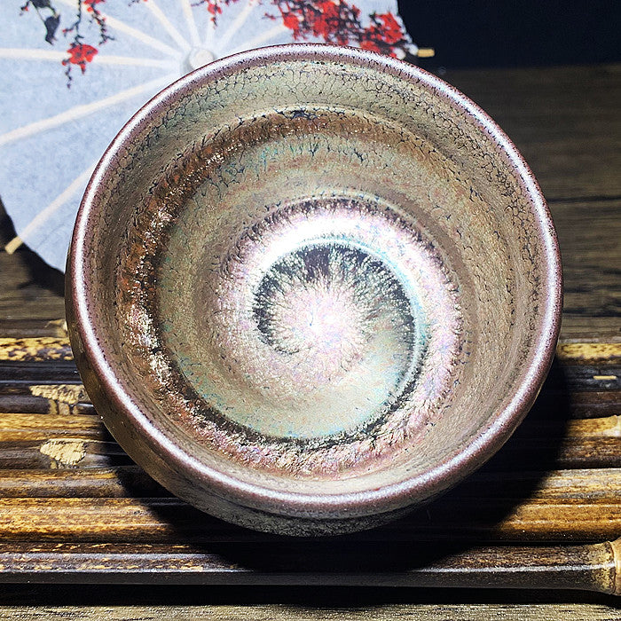 Master Collection---- Pink Gold spiral Tea cup(M308)