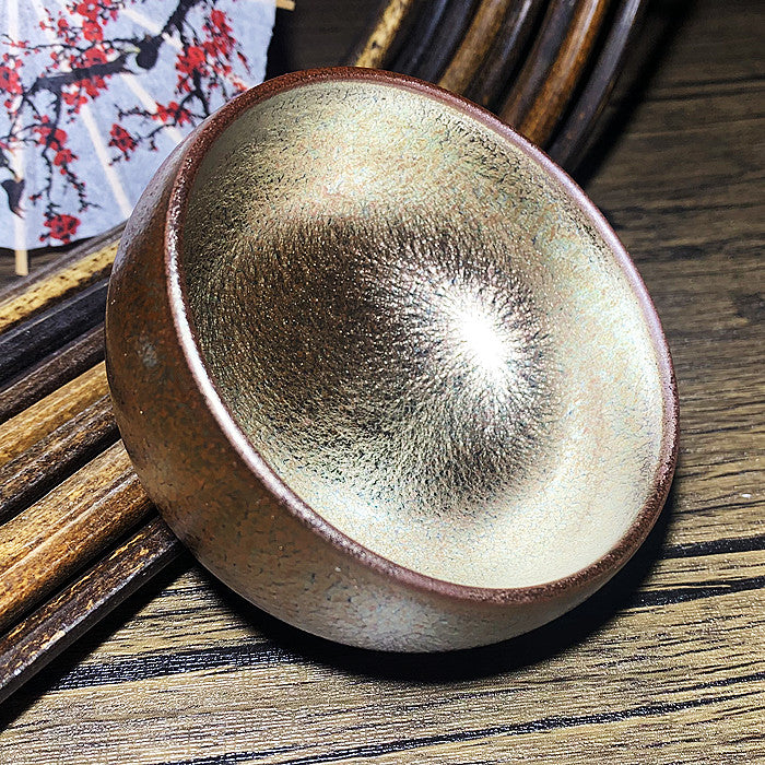 Master Collection---- Pink Gold spiral Tea cup(M308)