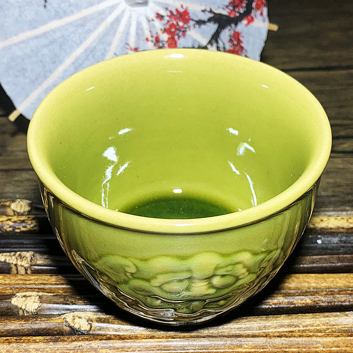 Master Collection---- High end Ge Yao Qilin Lion Handmade Tea Cup(M309)