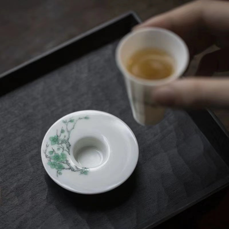 White porcelain hand-painted kungfu Teacup