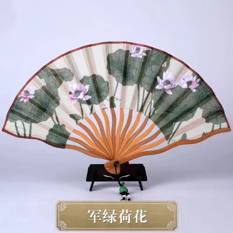 Keel art fan and wind silk fan